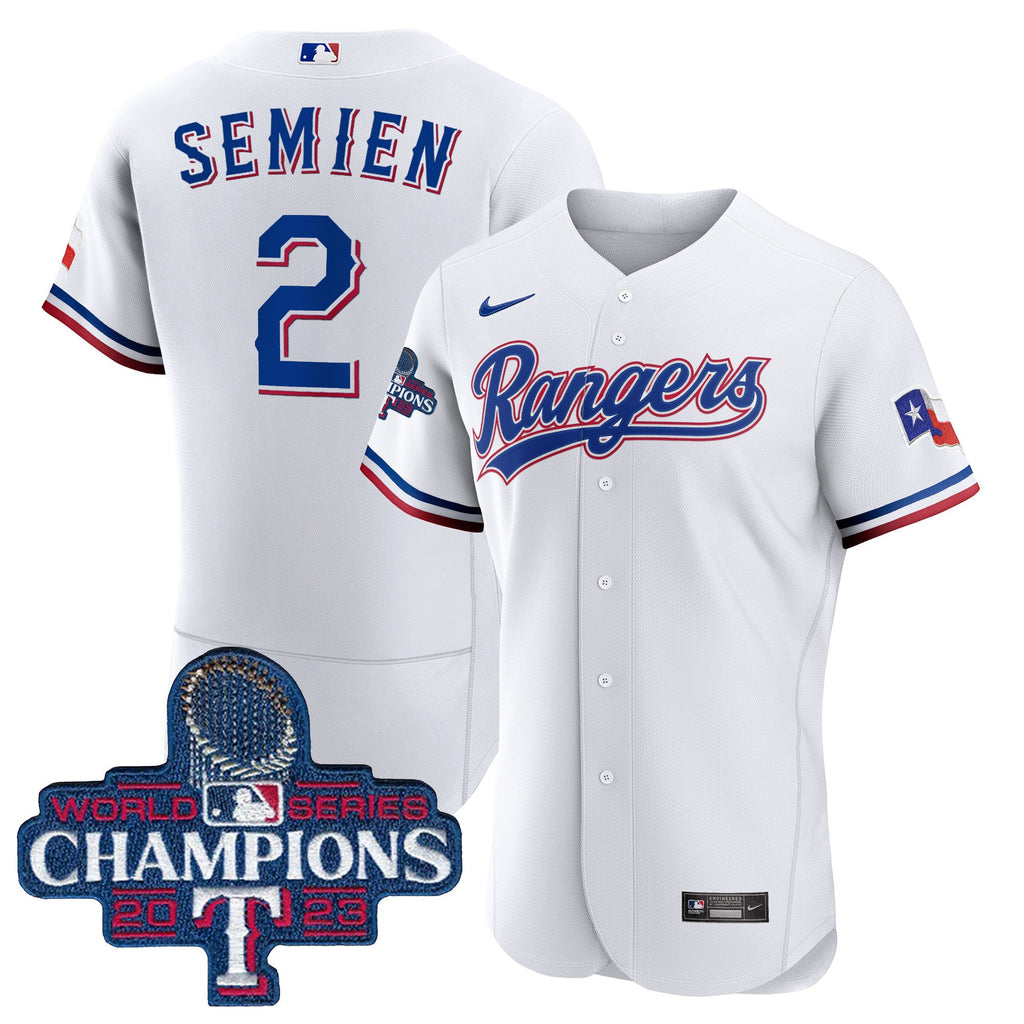Men’s Texas 2023 World Series Champions Flex Base Jersey