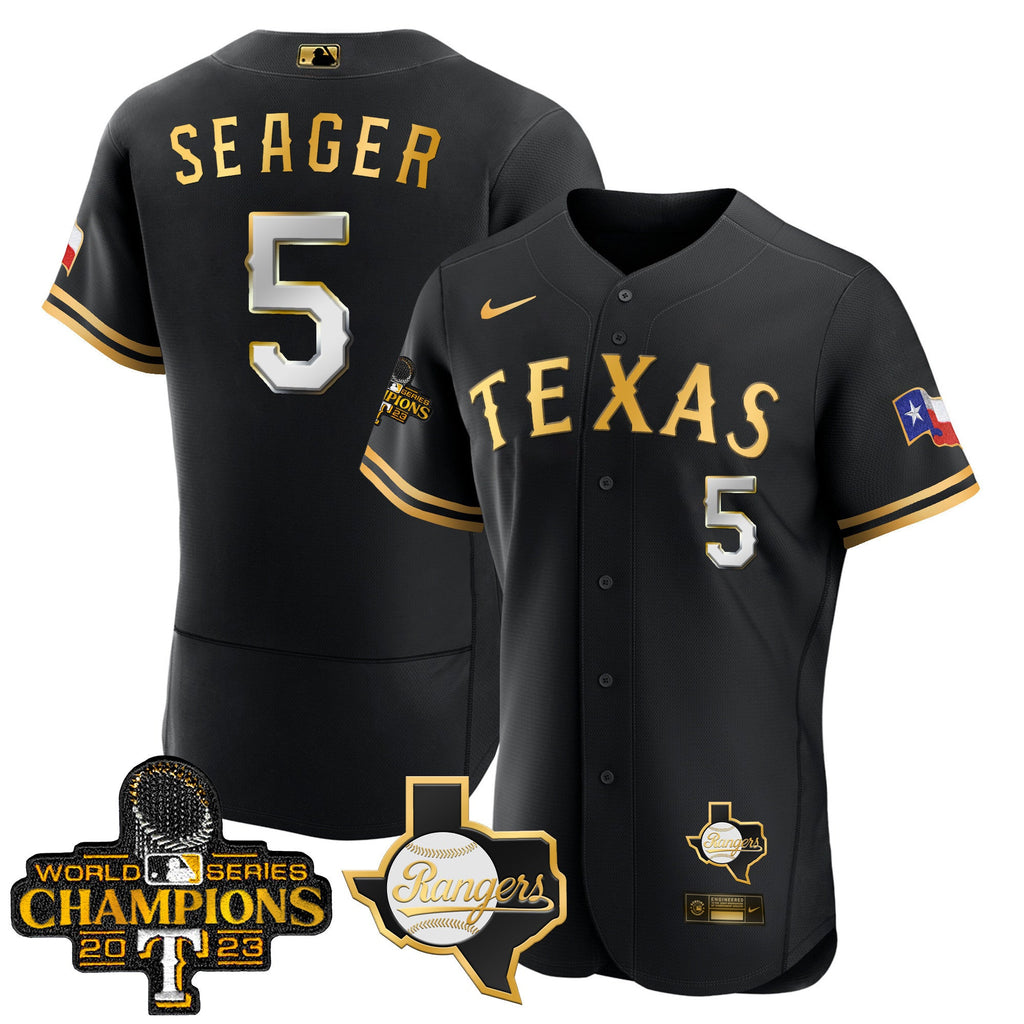 Men’s Texas 2023 World Series Champions Flex Base Jersey V2