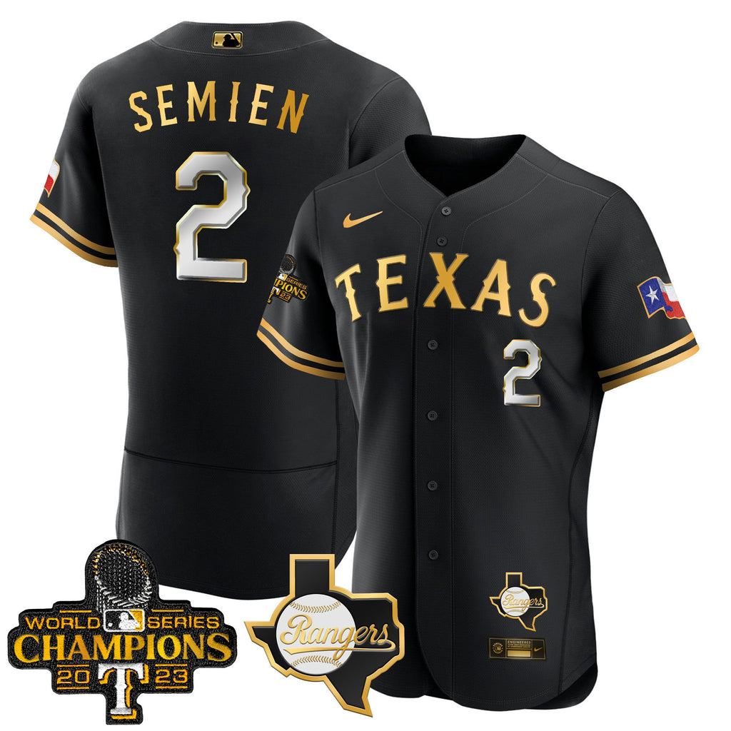 Men’s Texas 2023 World Series Champions Flex Base Jersey V2