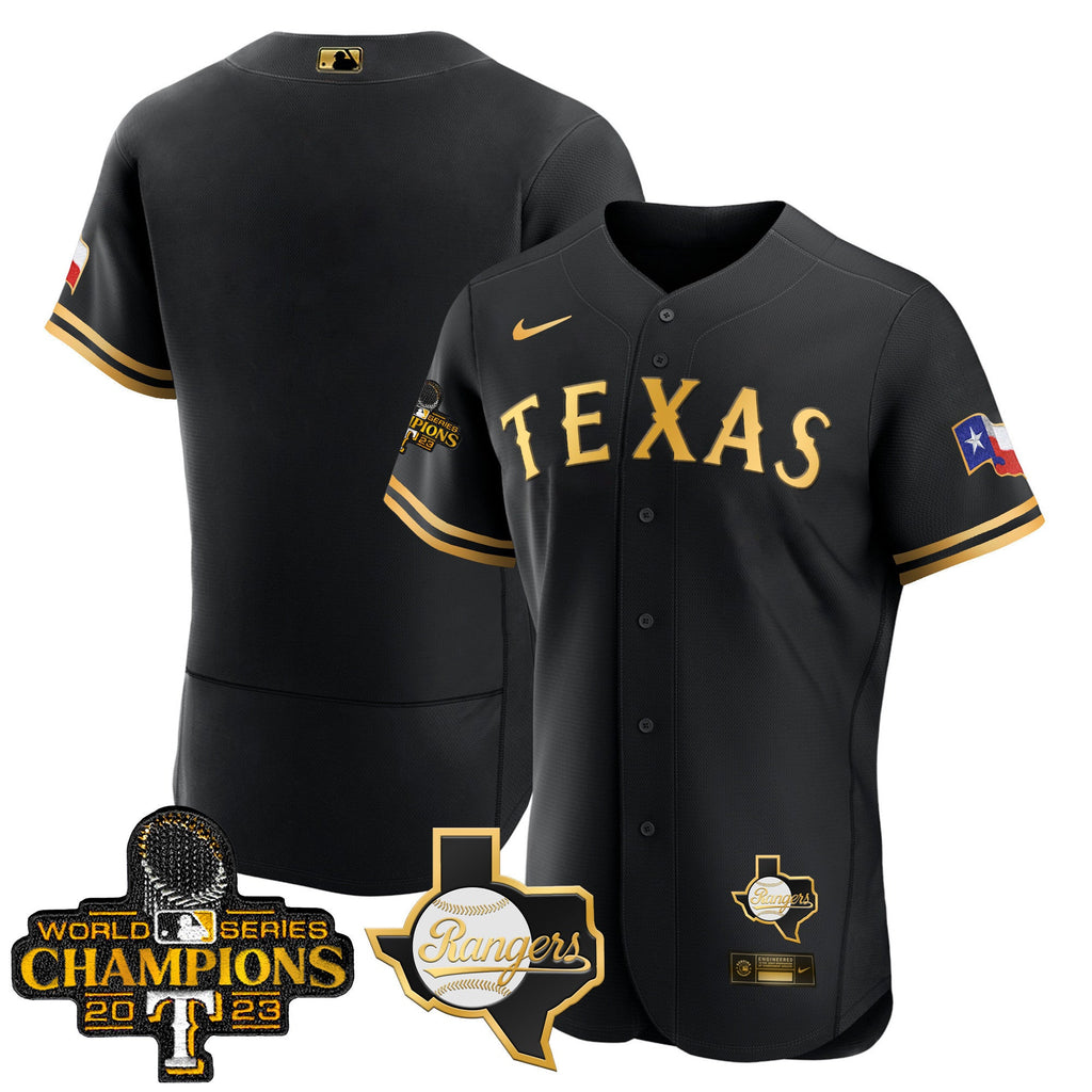 Men’s Texas 2023 World Series Champions Flex Base Jersey V2