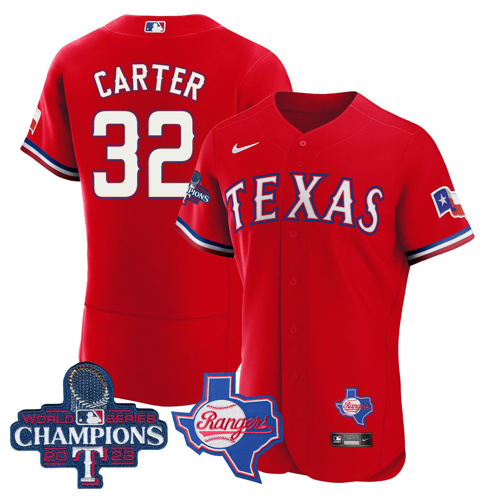 Men’s Texas 2023 World Series Champions Flex Base Jersey V2