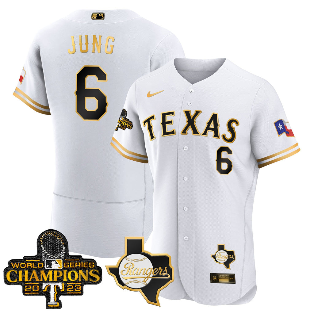 Men’s Texas 2023 World Series Champions Flex Base Jersey V2
