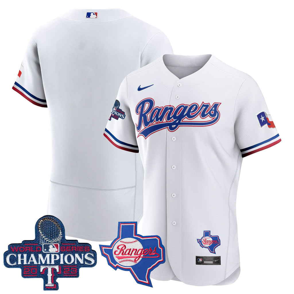Men’s Texas 2023 World Series Champions Flex Base Jersey V2