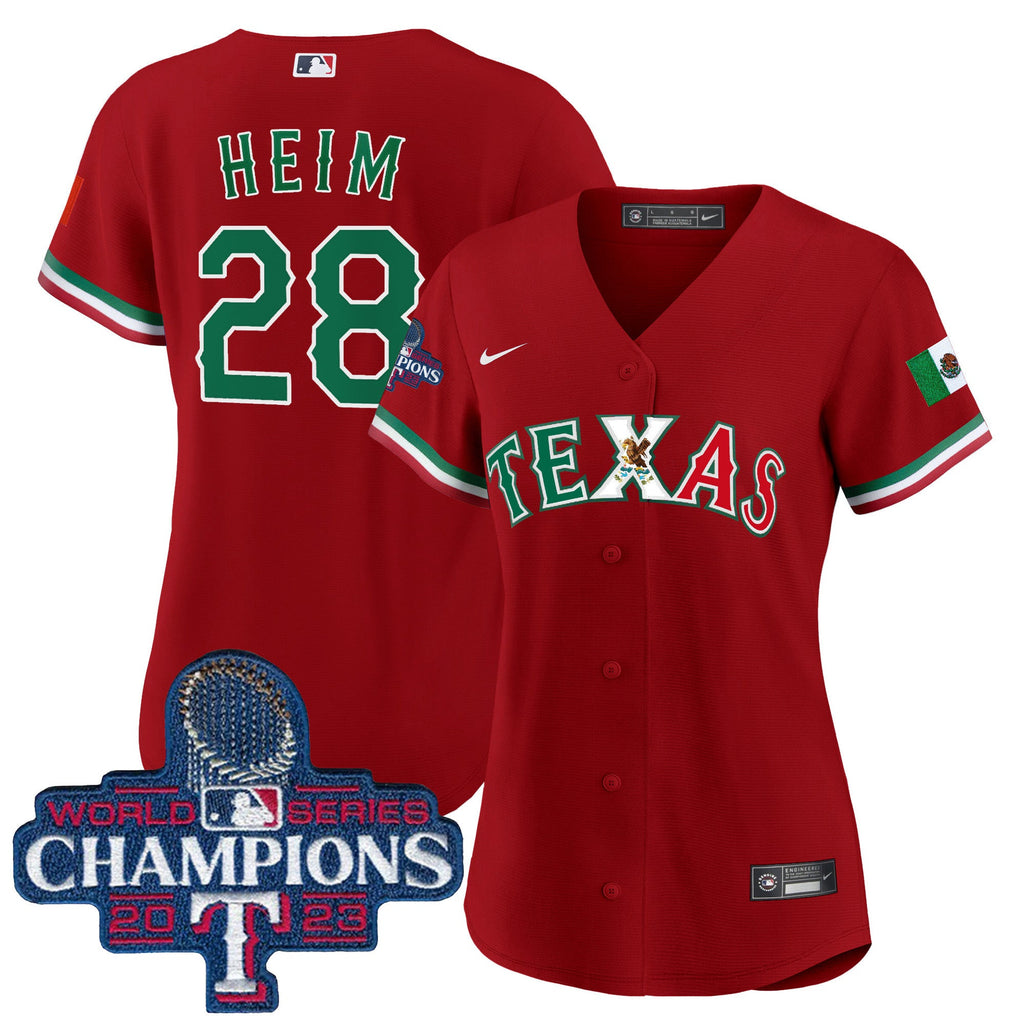 Women’s Texas Mexico 2023 World Series Champions Baseball Jersey