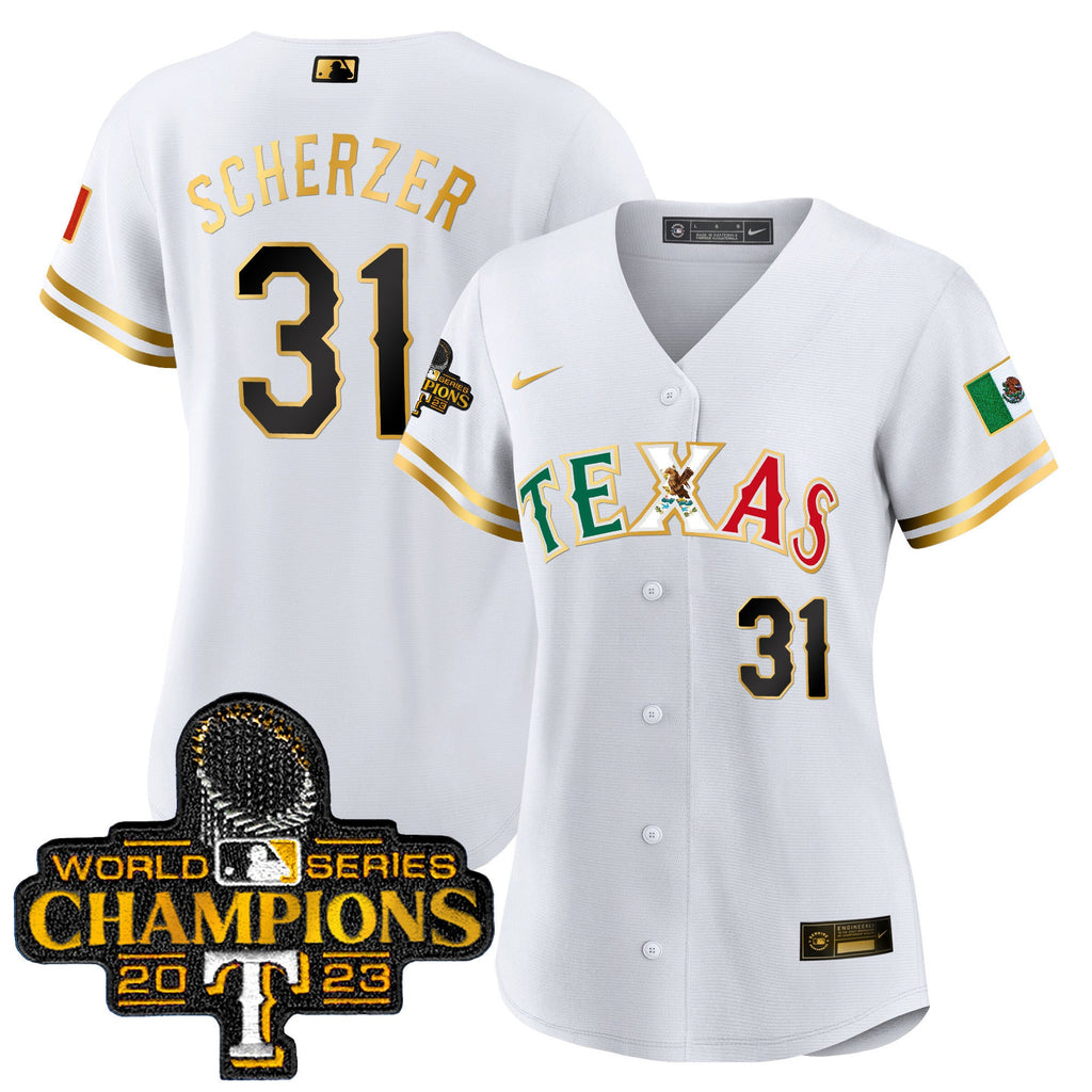 Women’s Texas Mexico 2023 World Series Champions Baseball Jersey