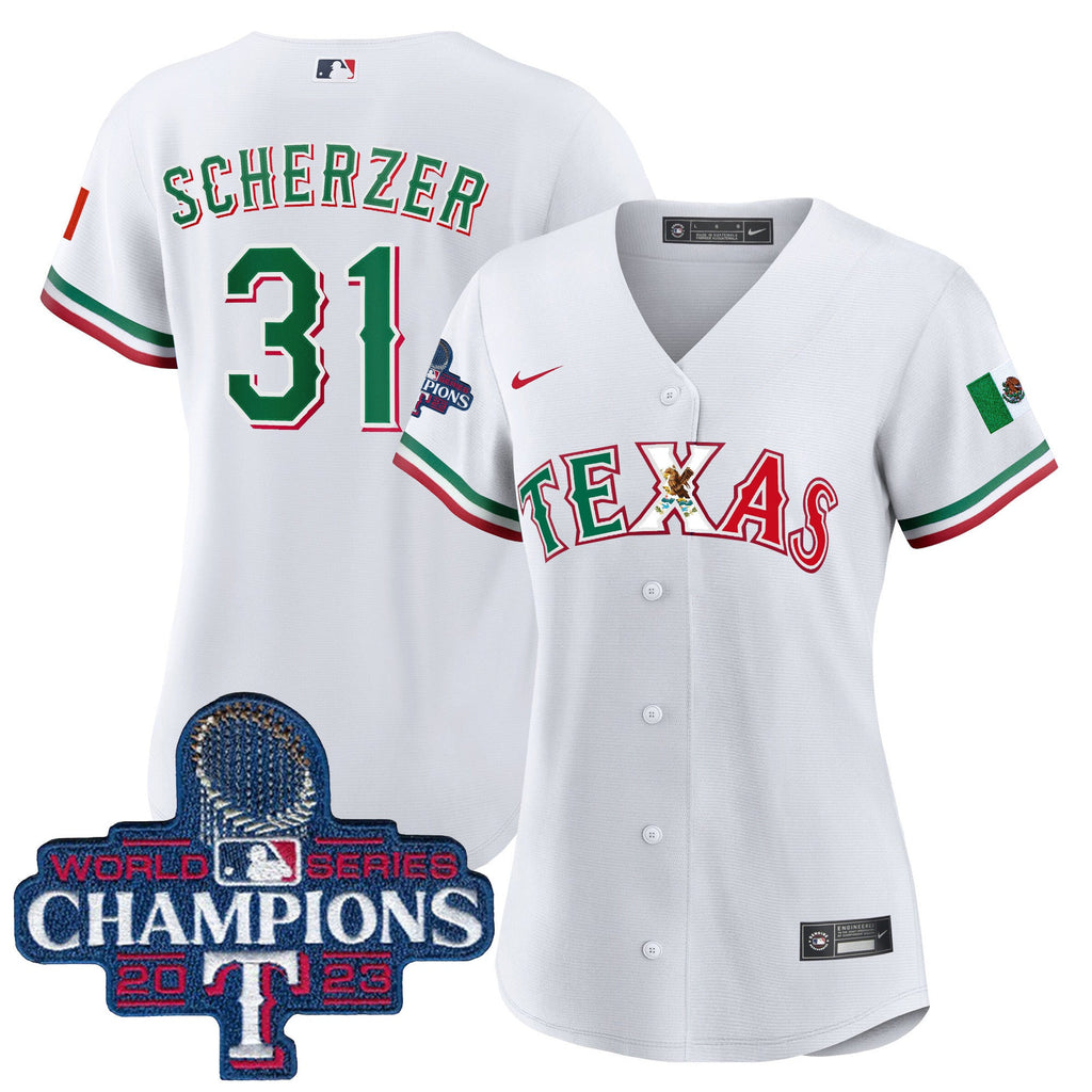 Women’s Texas Mexico 2023 World Series Champions Baseball Jersey