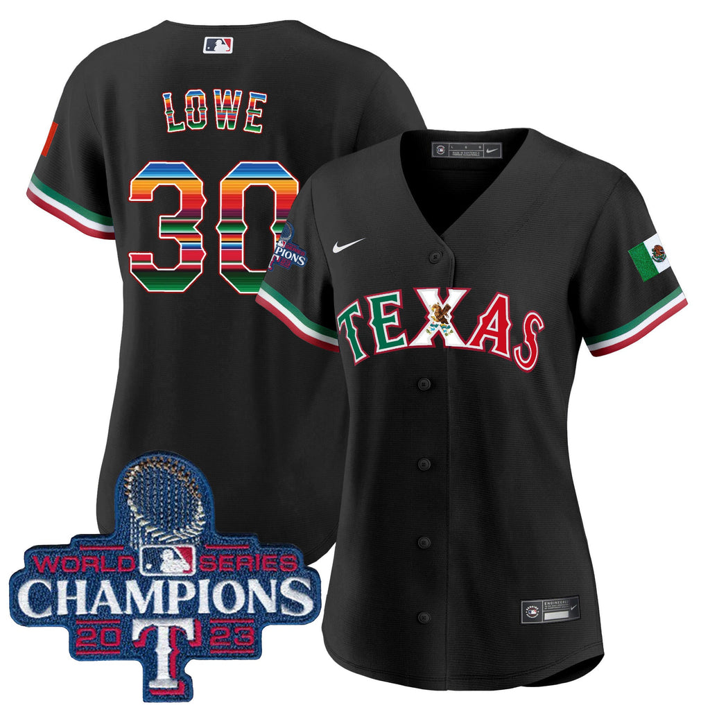 Women’s Texas Mexico 2023 World Series Champions Baseball Jersey V2