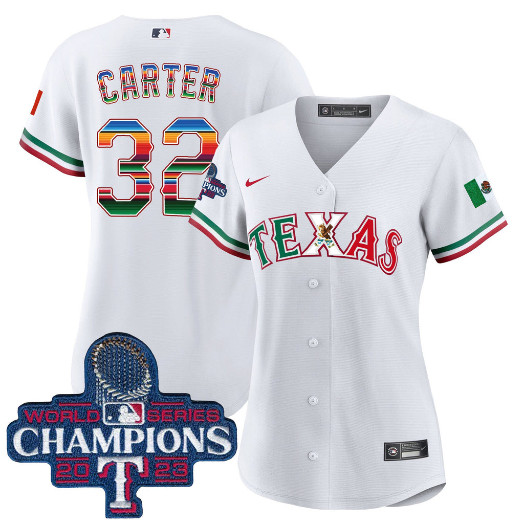 Women’s Texas Mexico 2023 World Series Champions Baseball Jersey V2