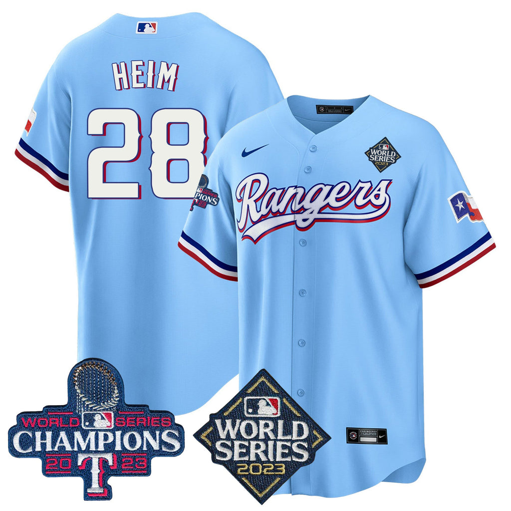 Men’s Texas 2023 World Series Champions Cool Base Jersey V4