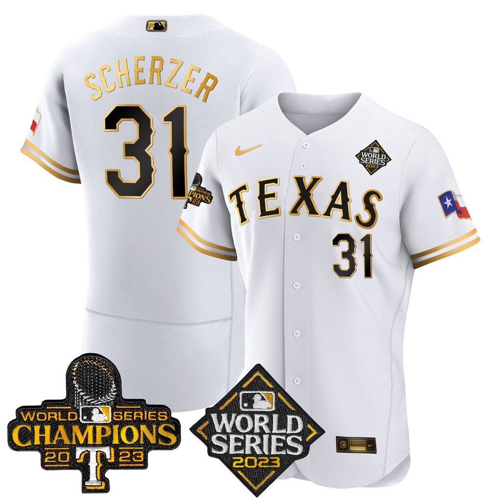 Men’s Texas 2023 World Series Champions Flex Base Jersey V4
