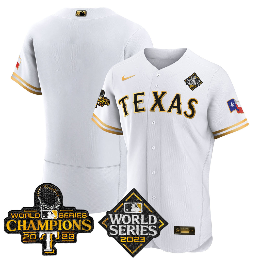 Men’s Texas 2023 World Series Champions Flex Base Jersey V4