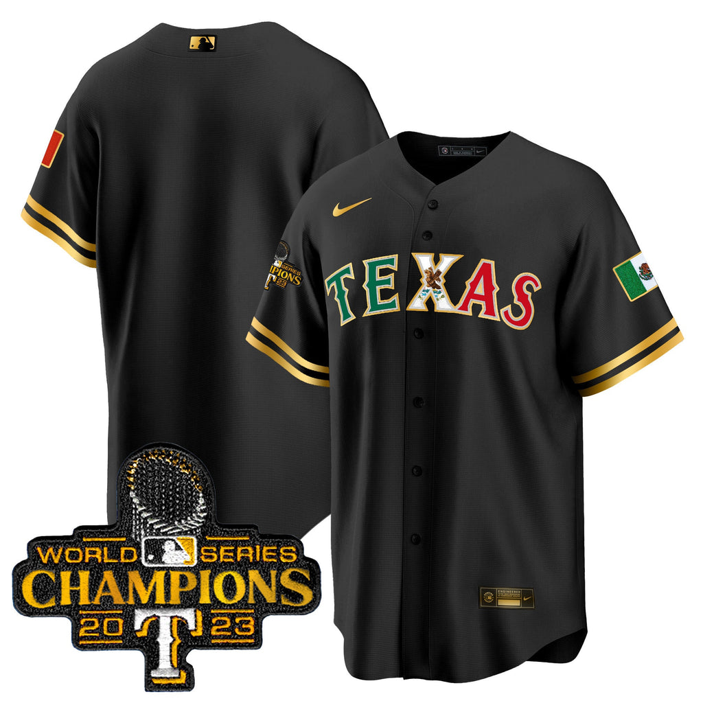 Men’s Texas Mexico 2023 World Series Champions Baseball Jersey