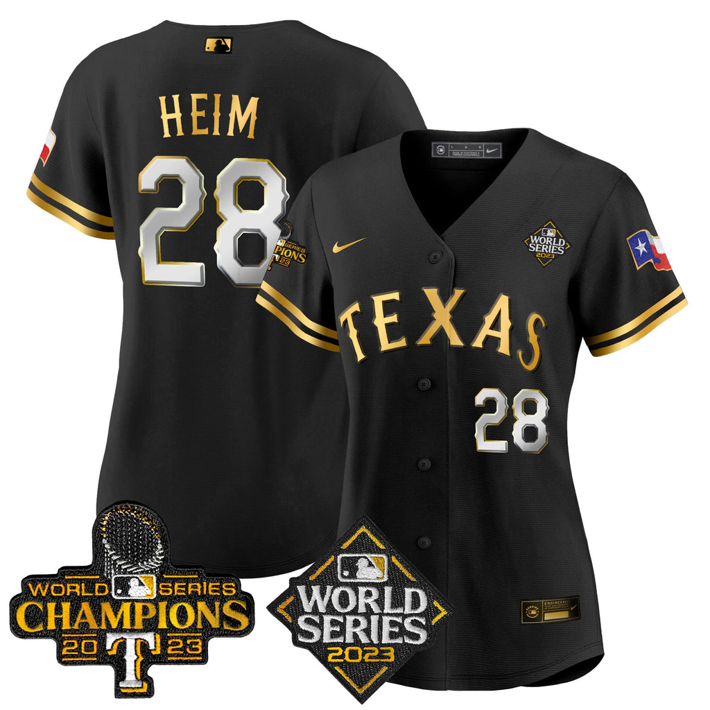 Women’s Texas 2023 World Series Champions Baseball Jersey V4