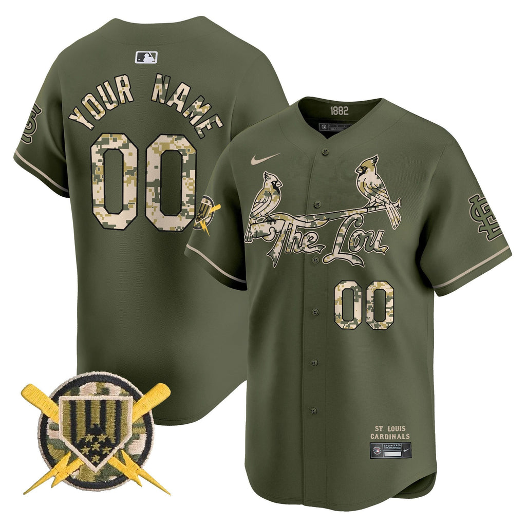 St. Louis Armed Forces Day Vapor Premier Limited Custom Jersey