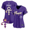 Prince Minnesota Prince Patch Purple Vapor Premier Limited Jersey