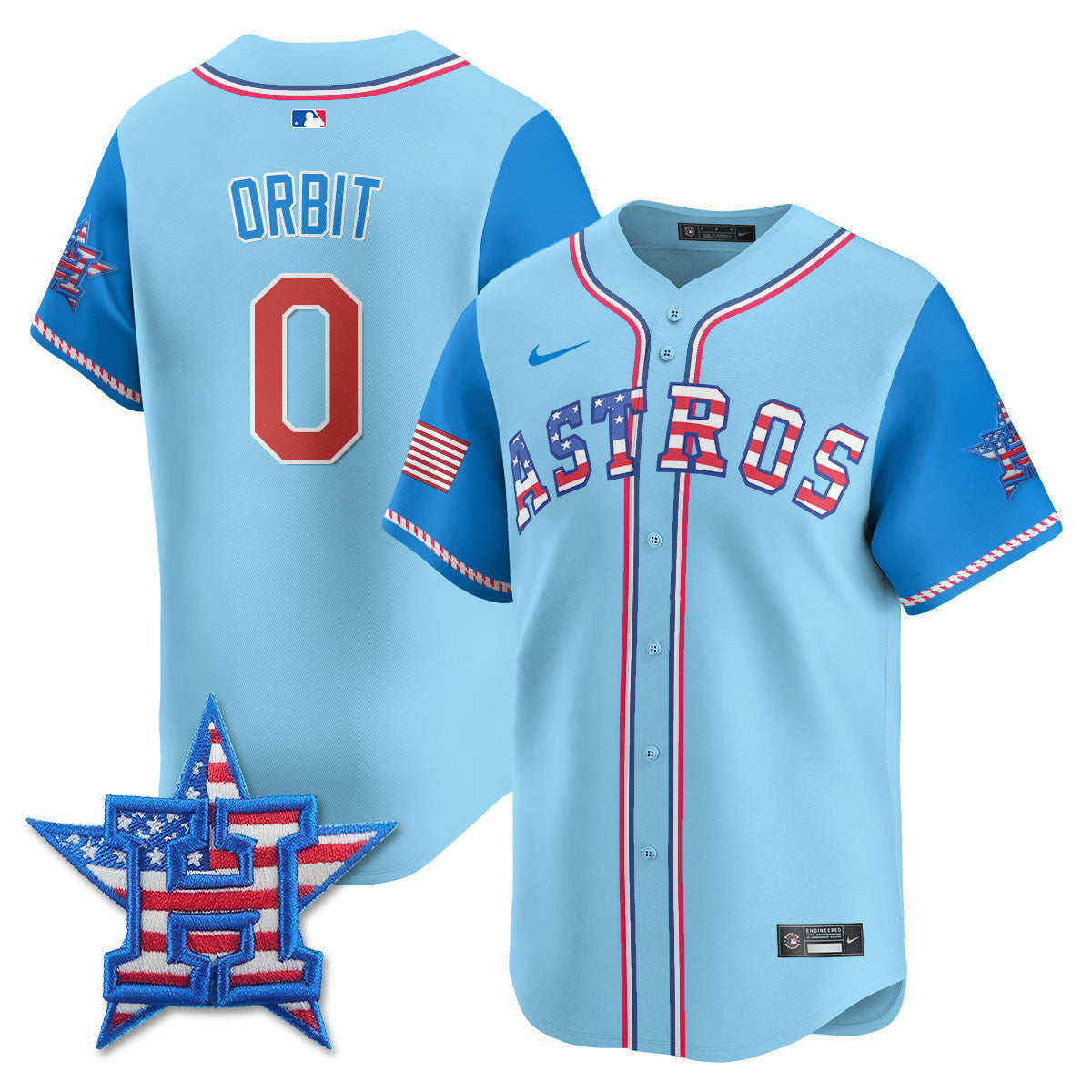 Men’s Houston 2025 Fourth of July Vapor Premier Limited Jersey