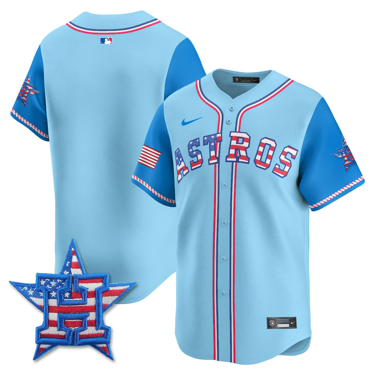 Men’s Houston 2025 Fourth of July Vapor Premier Limited Jersey