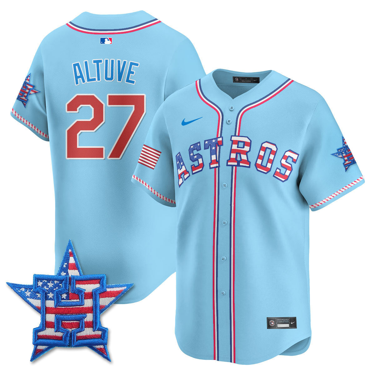 Men’s Houston 2025 Fourth of July Vapor Premier Limited Jersey