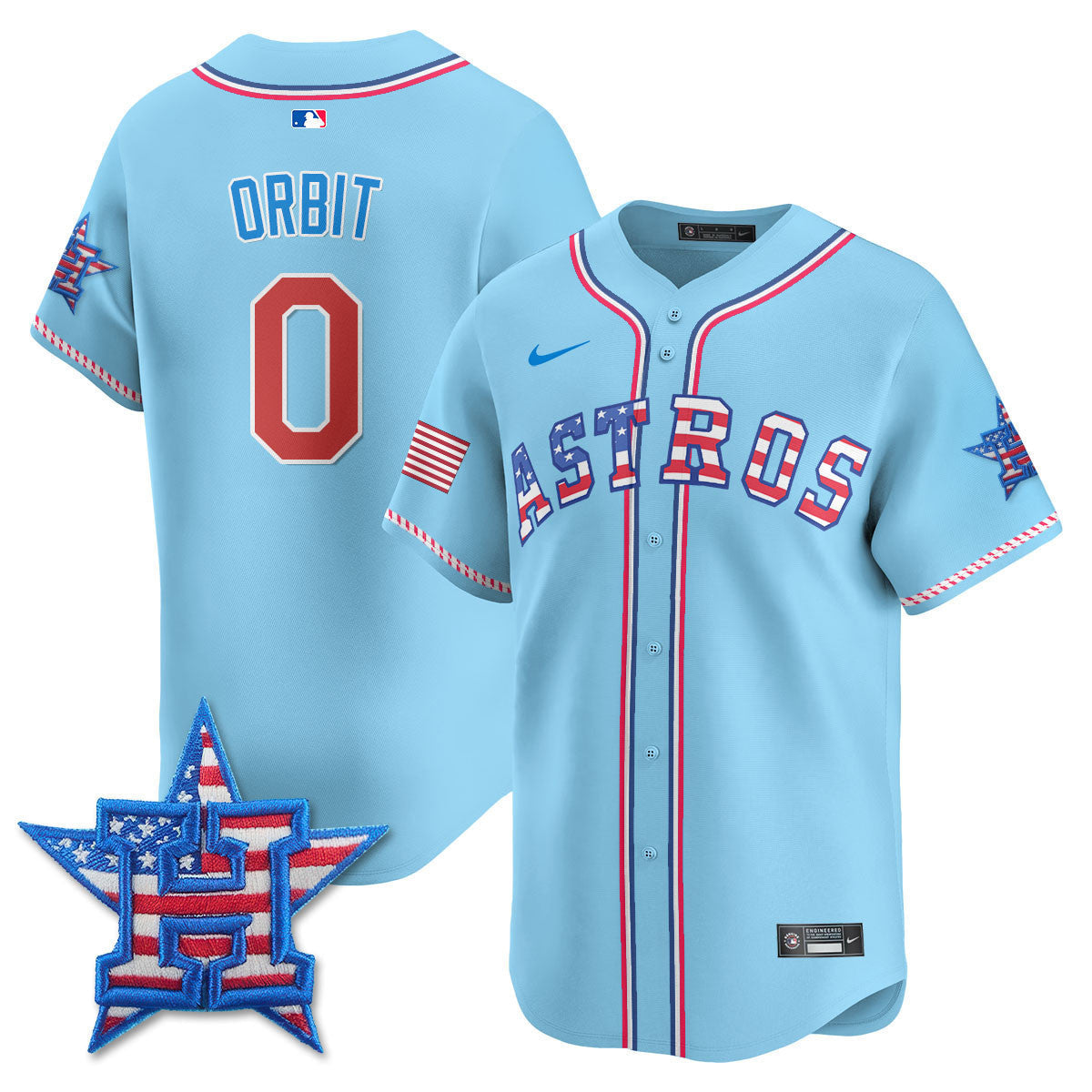 Men’s Houston 2025 Fourth of July Vapor Premier Limited Jersey