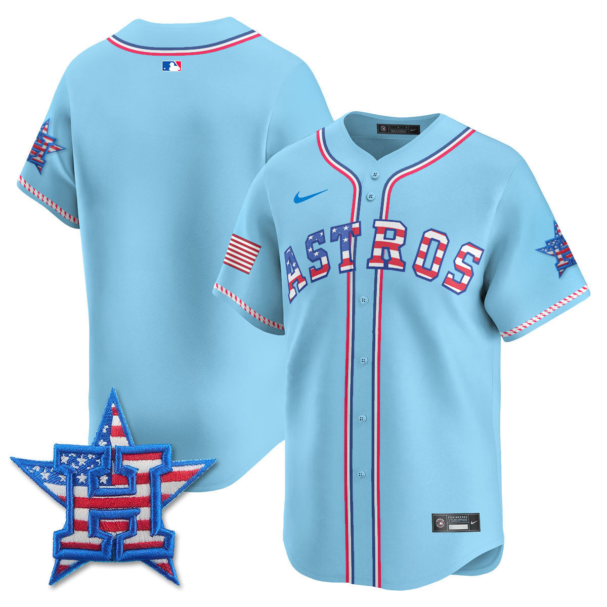 Men’s Houston 2025 Fourth of July Vapor Premier Limited Jersey