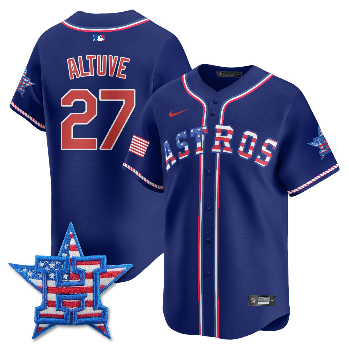 Men’s Houston 2025 Fourth of July Vapor Premier Limited Jersey