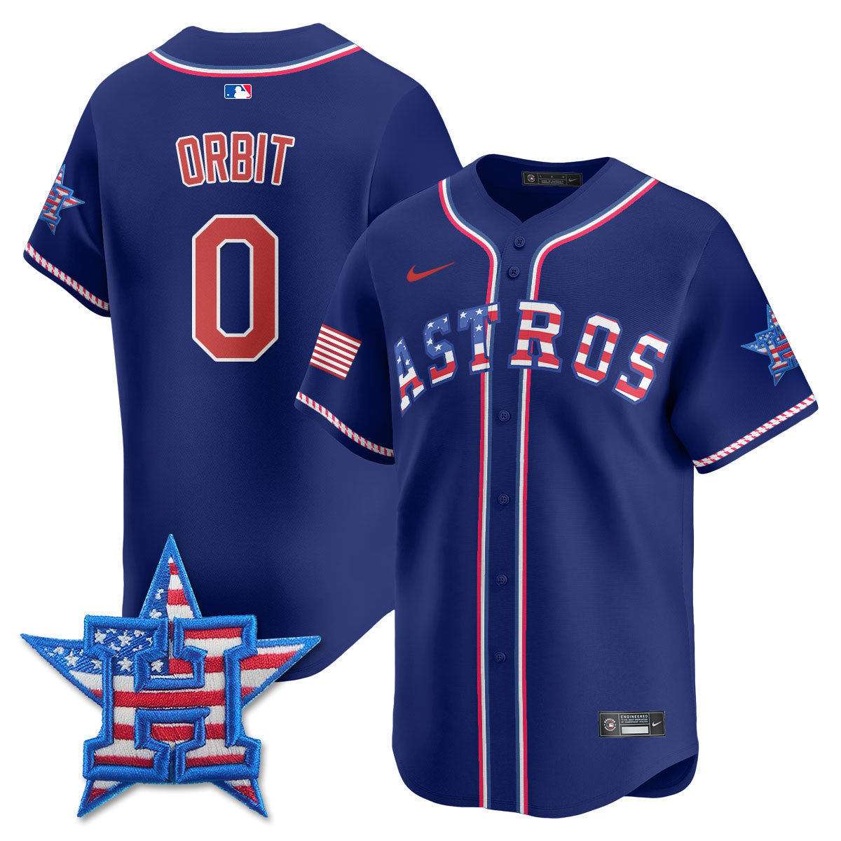 Men’s Houston 2025 Fourth of July Vapor Premier Limited Jersey