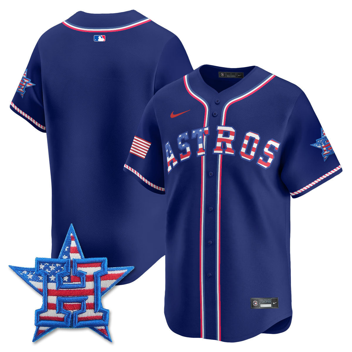 Men’s Houston 2025 Fourth of July Vapor Premier Limited Jersey