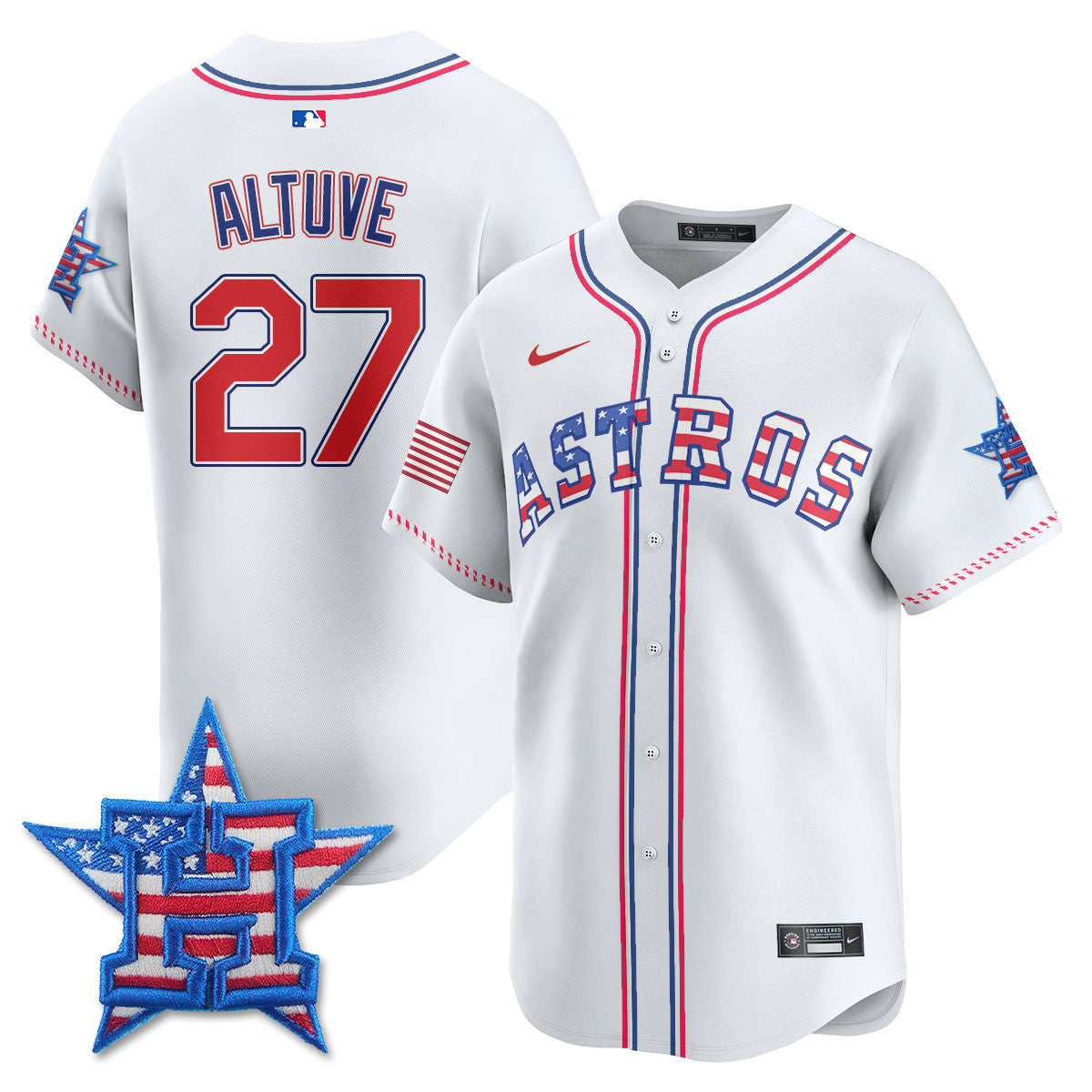 Men’s Houston 2025 Fourth of July Vapor Premier Limited Jersey