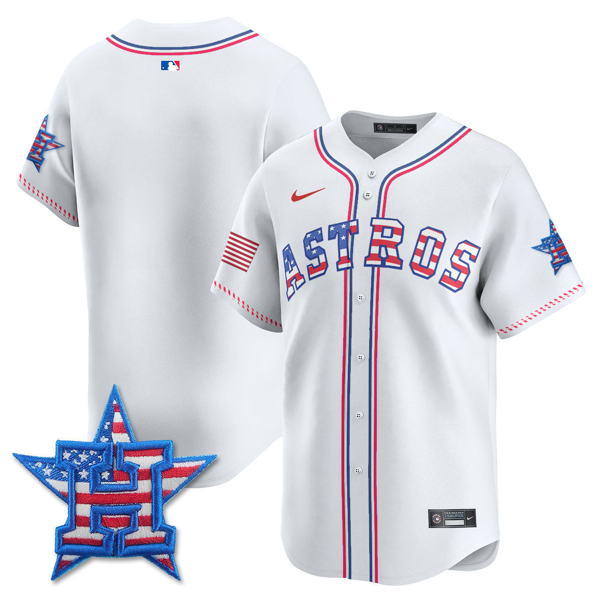 Men’s Houston 2025 Fourth of July Vapor Premier Limited Jersey