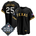 José Leclerc Texas 2023 World Series Patch Cool Base Jersey