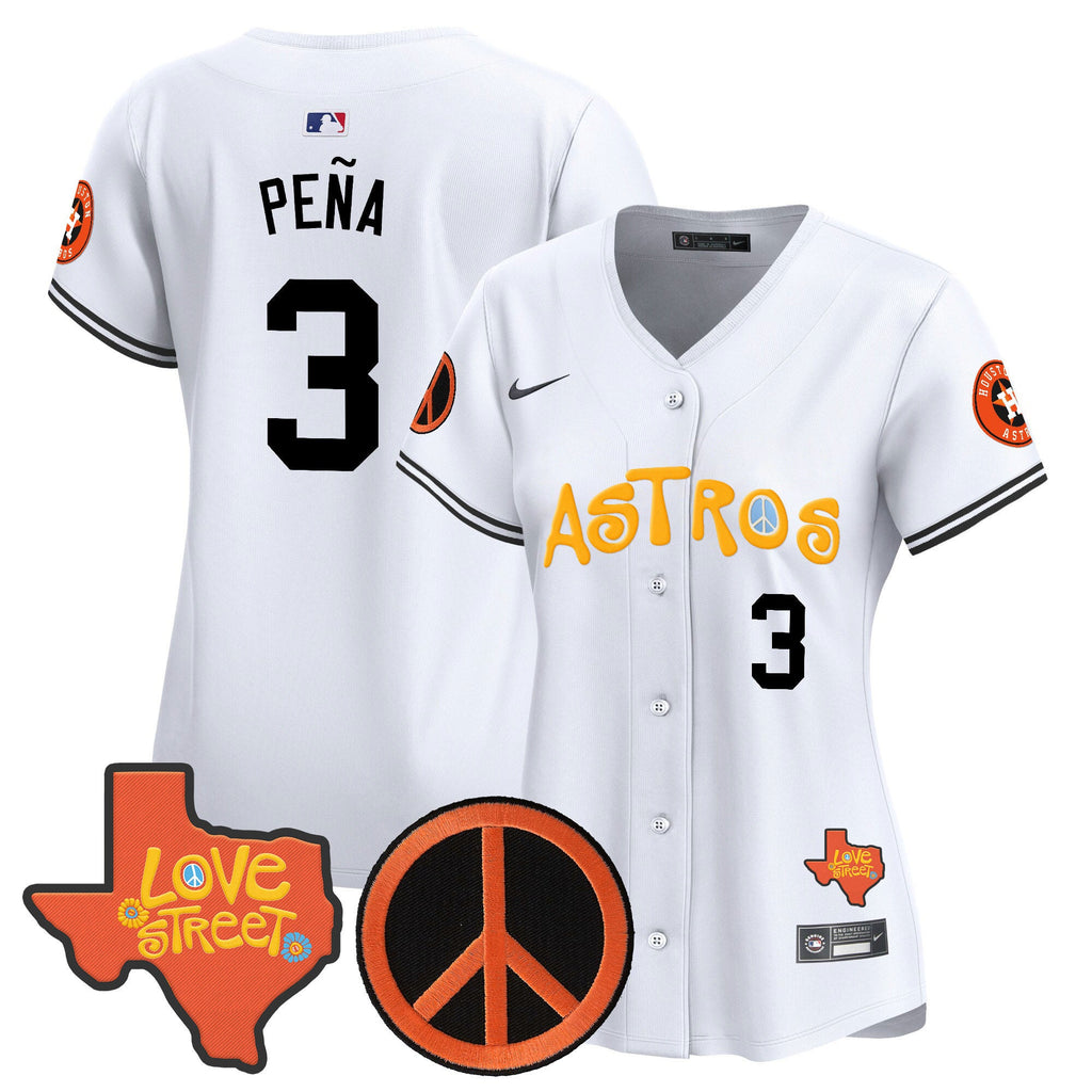 Women’s Love Street & Peace Sign Patch Vapor Premier Limited Jersey