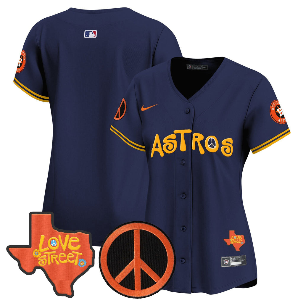 Women’s Love Street & Peace Sign Patch Vapor Premier Limited Jersey