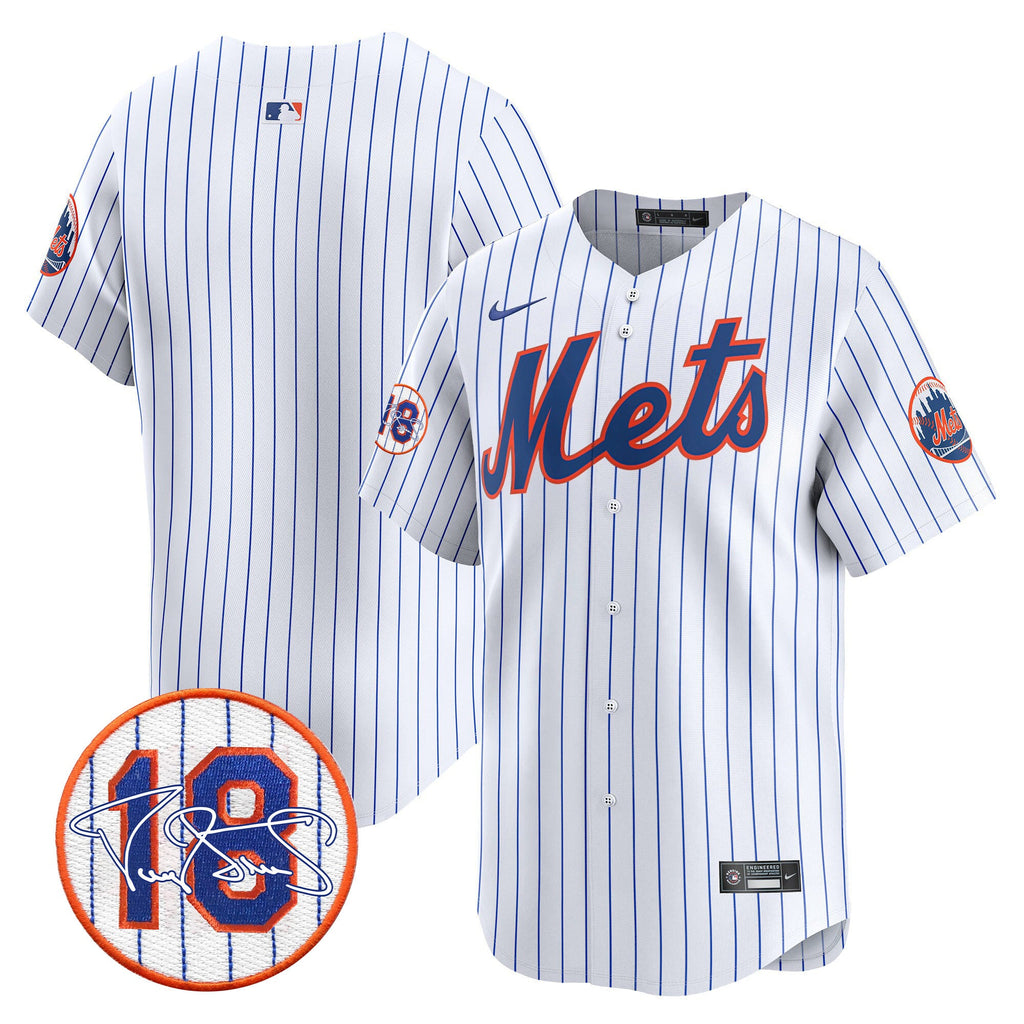 Men’s Darryl Strawberry Patch Vapor Premier Limited Jersey