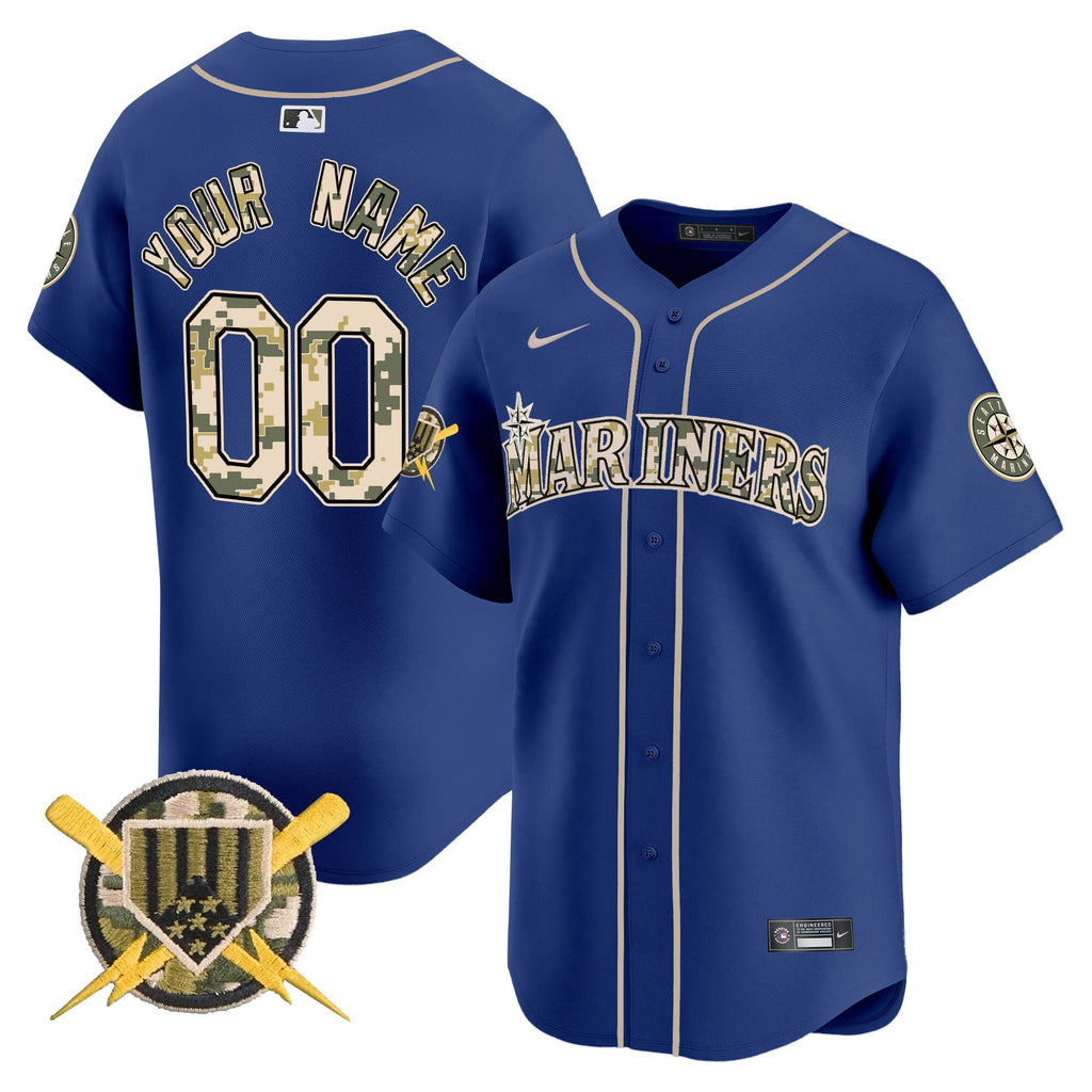 Seattle Armed Forces Day Vapor Premier Limited Custom Jersey