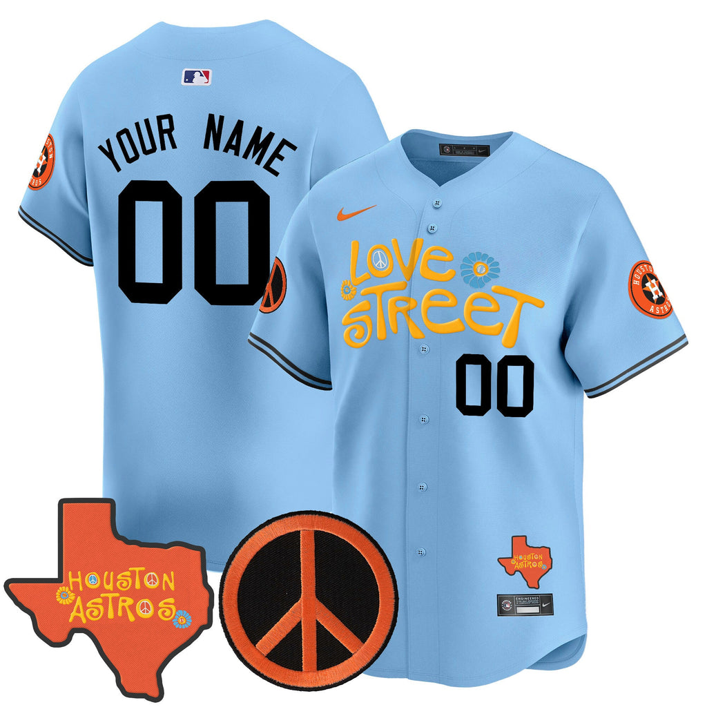 Love Street & Peace Sign Patch Vapor Premier Limited Custom Jersey V3