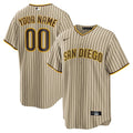 San Diego Brown Stripe Custom Jersey