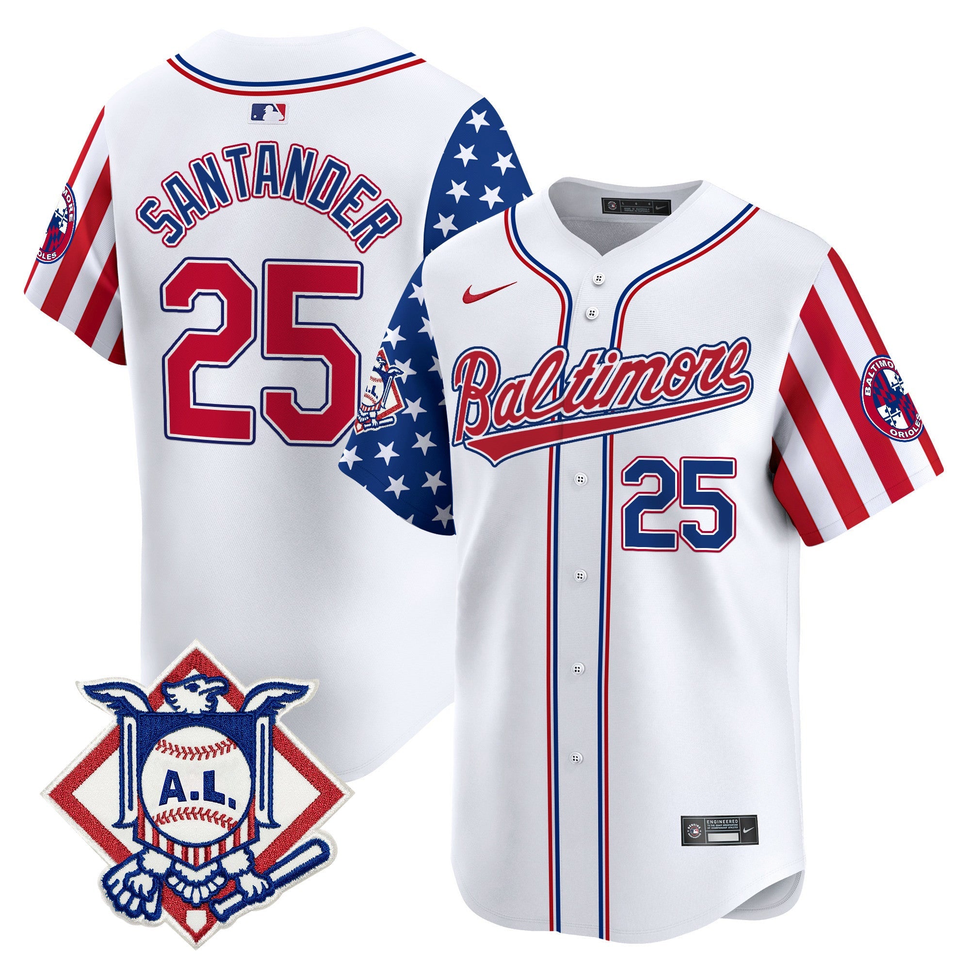 Men’s Baltimore 2024 Fourth of July Vapor Premier Limited Jersey