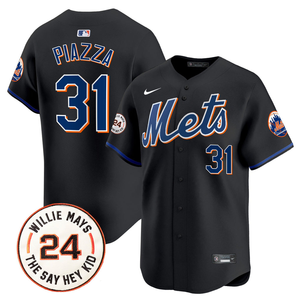 Men’s Willie Mays Patch Vapor Premier Limited Jersey