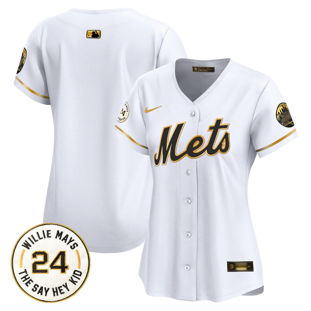 Women’s Willie Mays Patch Vapor Premier Limited Jersey