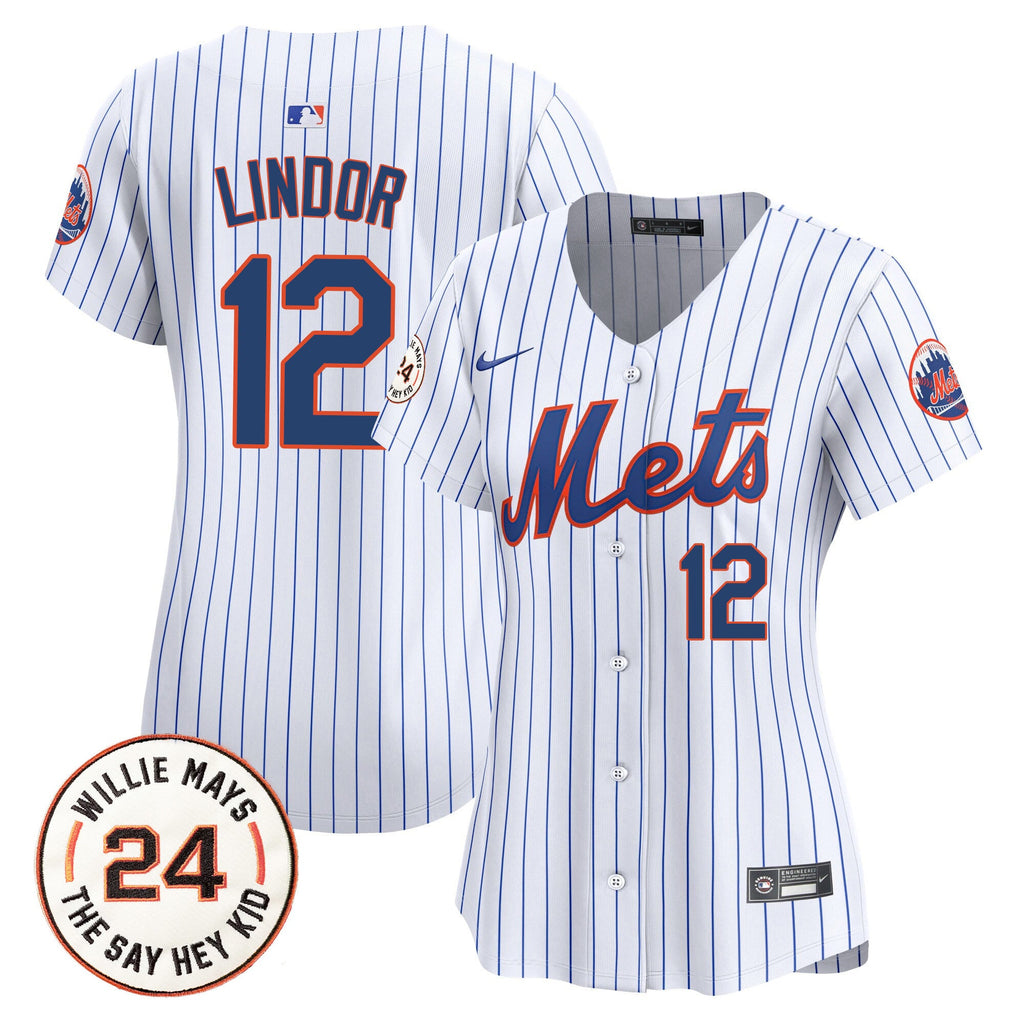 Women’s Willie Mays Patch Vapor Premier Limited Jersey