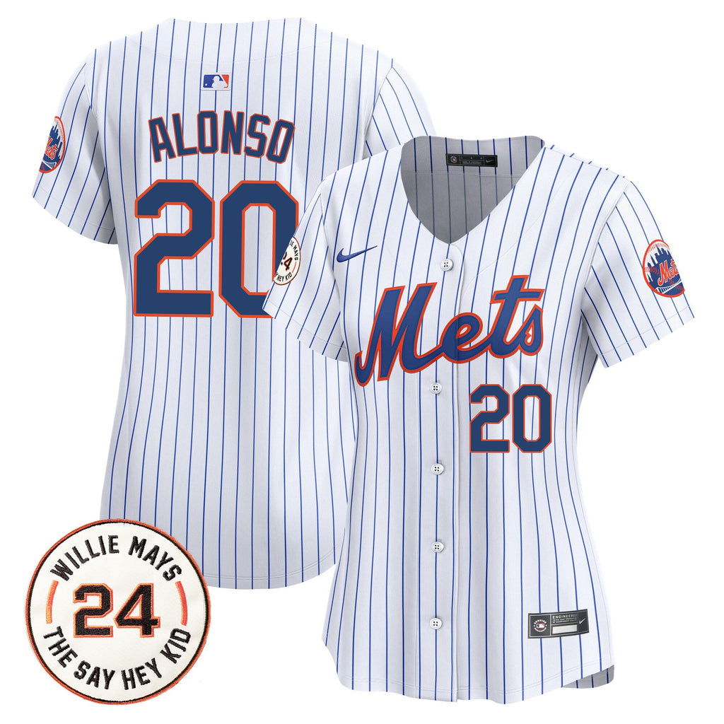 Women’s Willie Mays Patch Vapor Premier Limited Jersey
