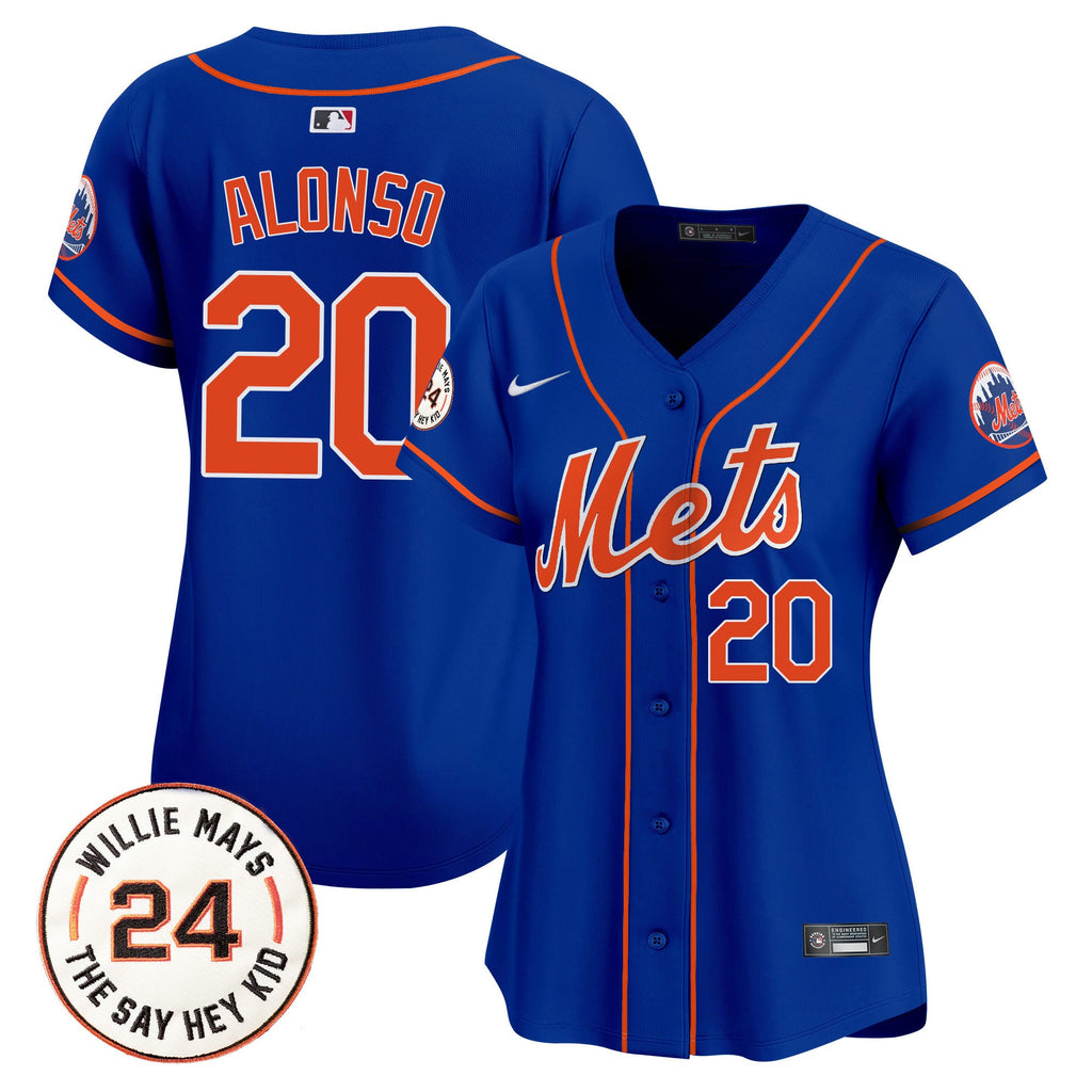 Women’s Willie Mays Patch Vapor Premier Limited Jersey