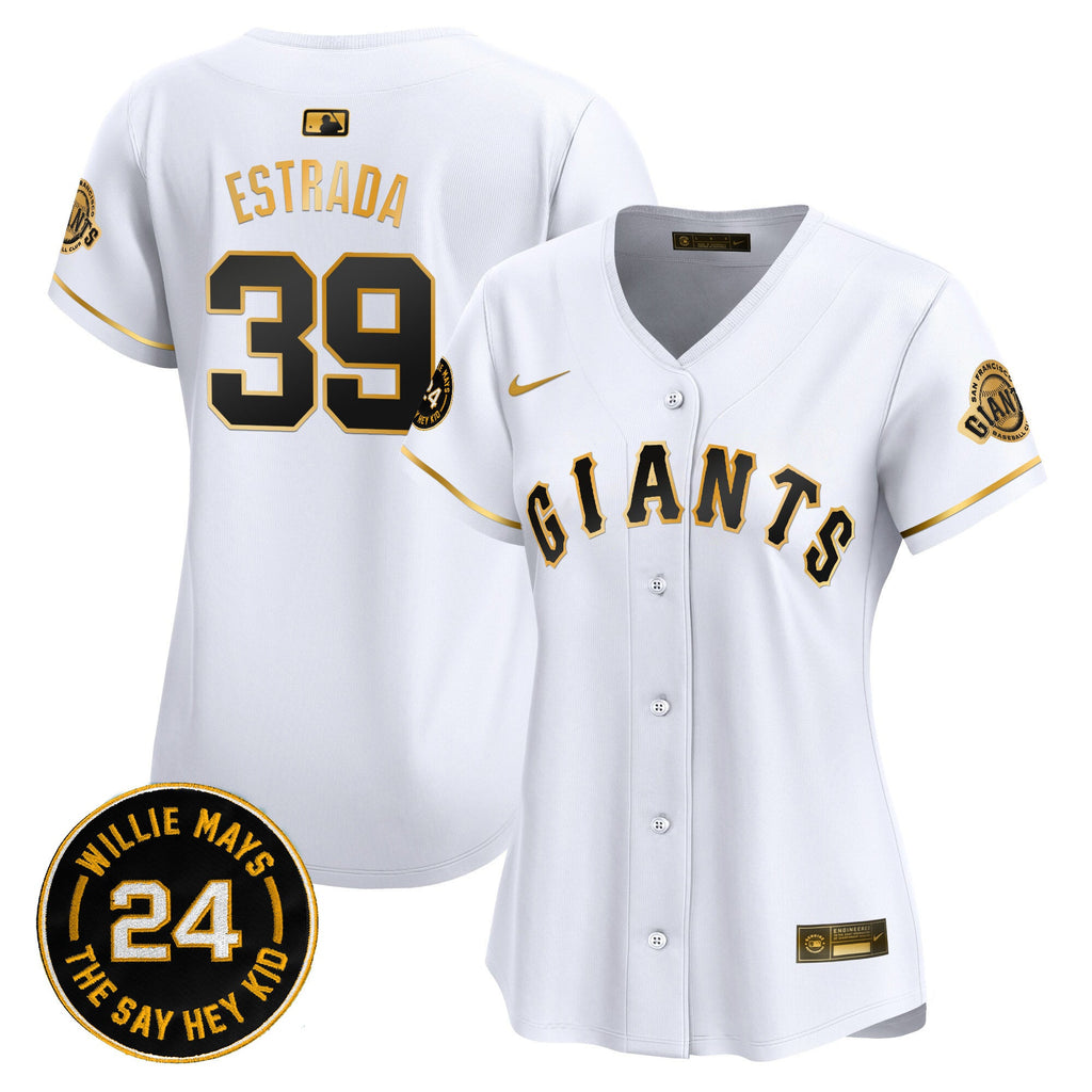 Women’s San Francisco 2024 Willie Mays Patch Vapor Premier Limited Jersey