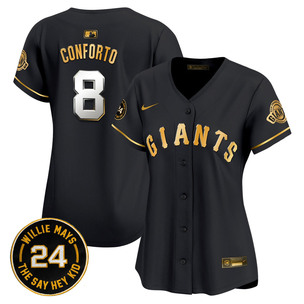 Women’s San Francisco 2024 Willie Mays Patch Vapor Premier Limited Jersey