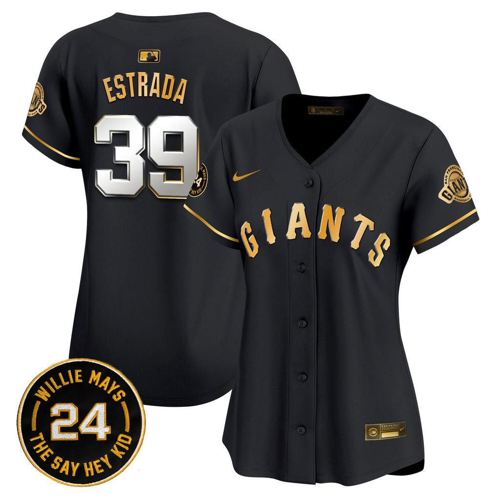 Women’s San Francisco 2024 Willie Mays Patch Vapor Premier Limited Jersey