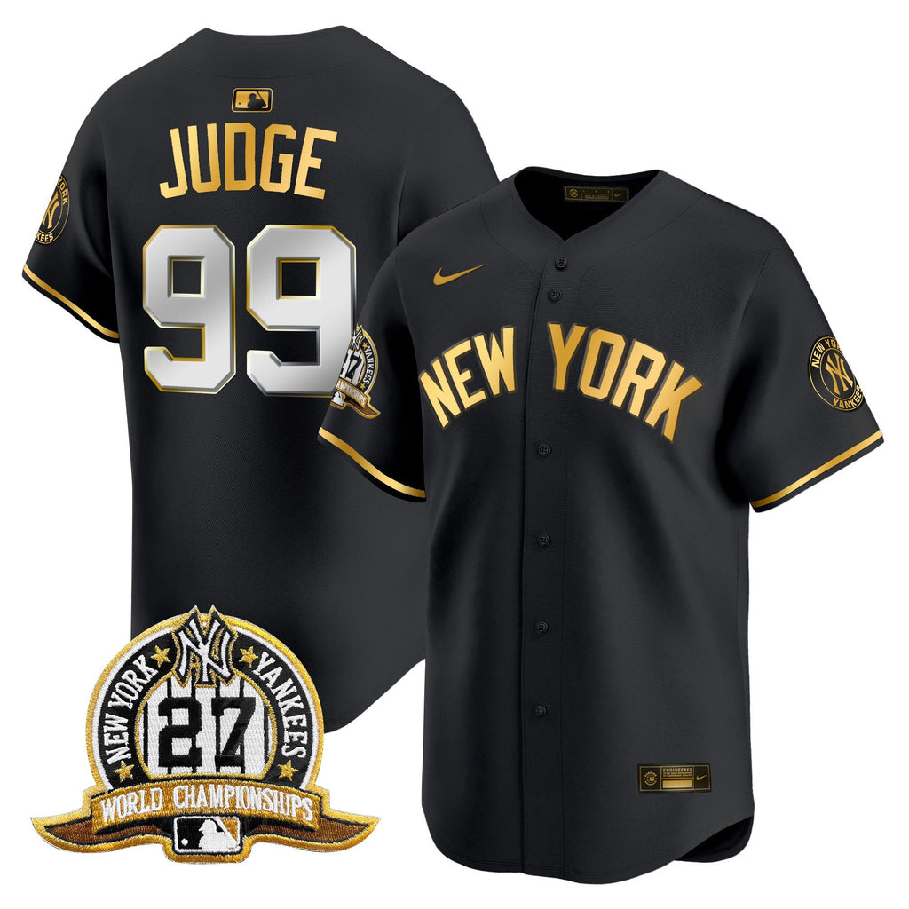 Men’s New York 27 Time Champions Patch Vapor Premier Limited Jersey V2