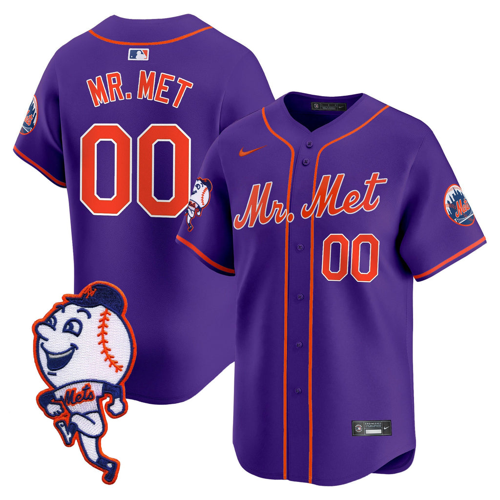 Men’s Mr. Met Patch Vapor Premier Limited Jersey