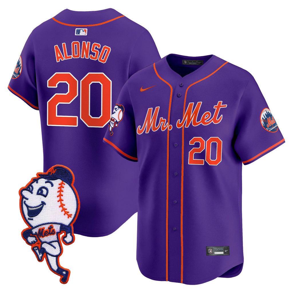 Men’s Mr. Met Patch Vapor Premier Limited Jersey