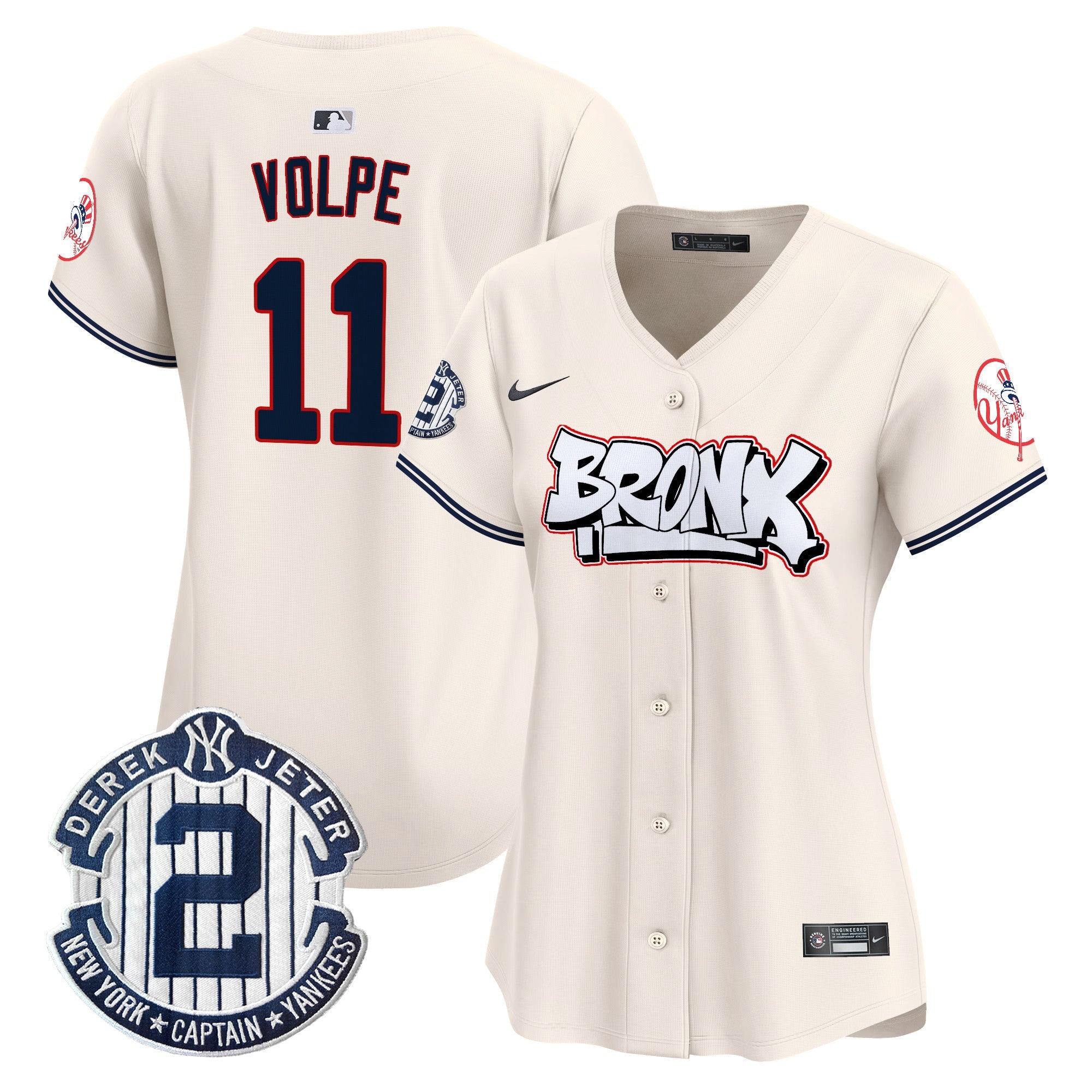 Women’s New York The Bronx Graffiti Vapor Premier Limited Jersey V4