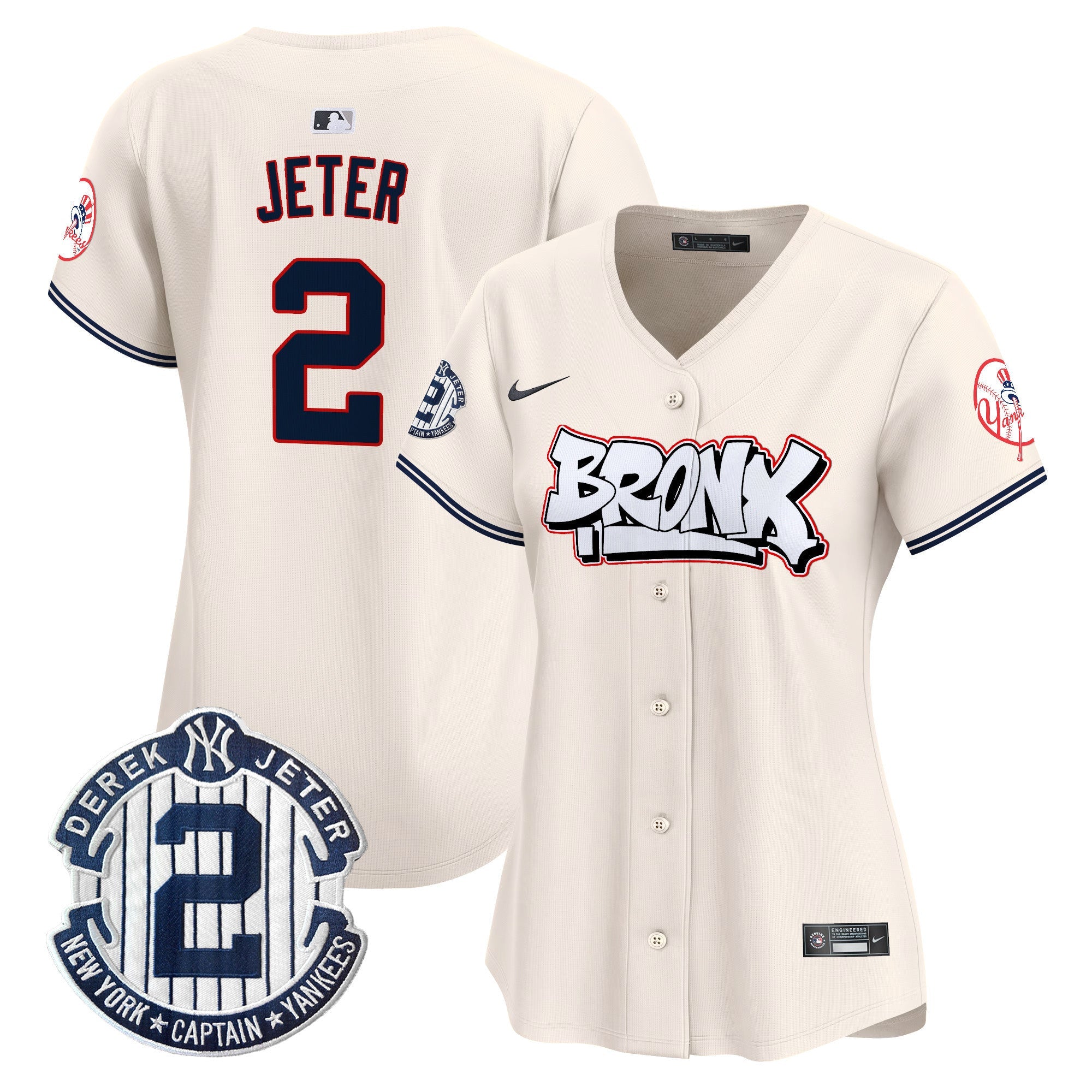 Women’s New York The Bronx Graffiti Vapor Premier Limited Jersey V4